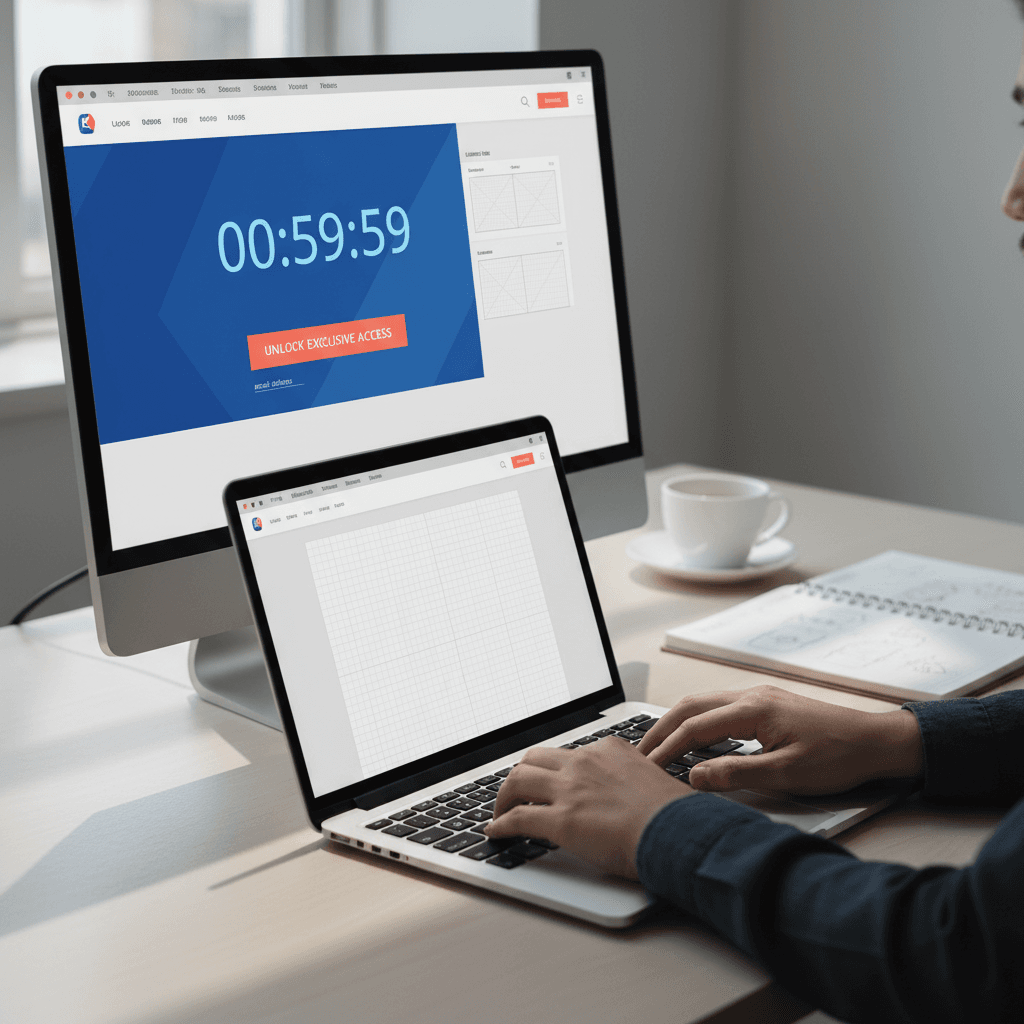 Email marketing template interface